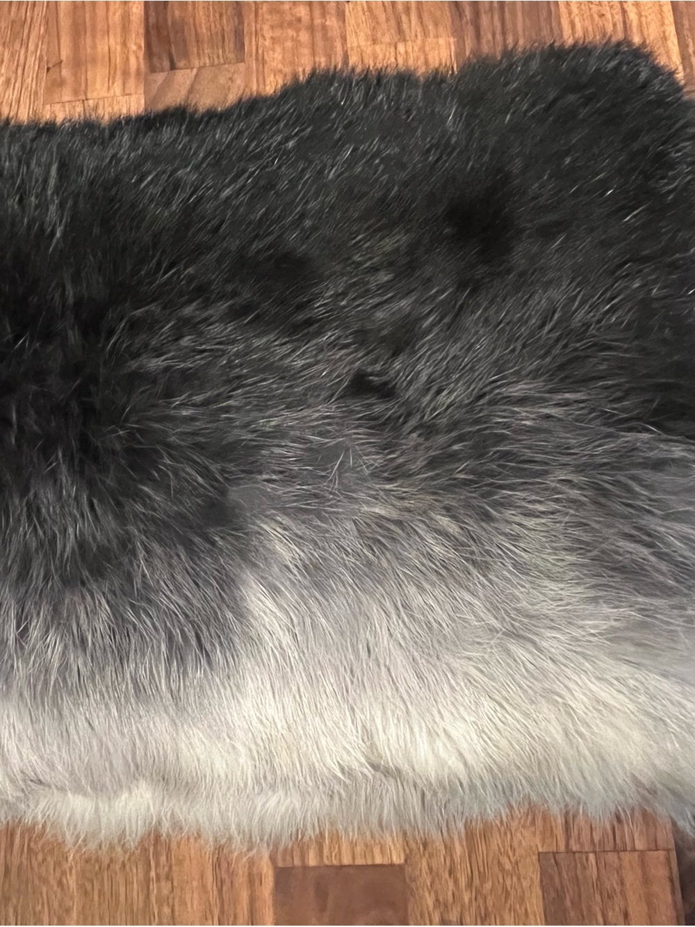 Bujibaja 100% Rabbit Fur Neck Cowl Scarf